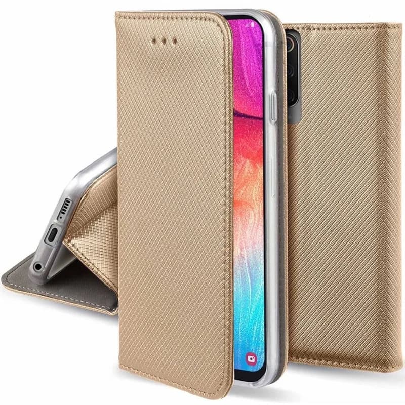 Capa Livro Smart Magnet Samsung Galaxy S25 Gold