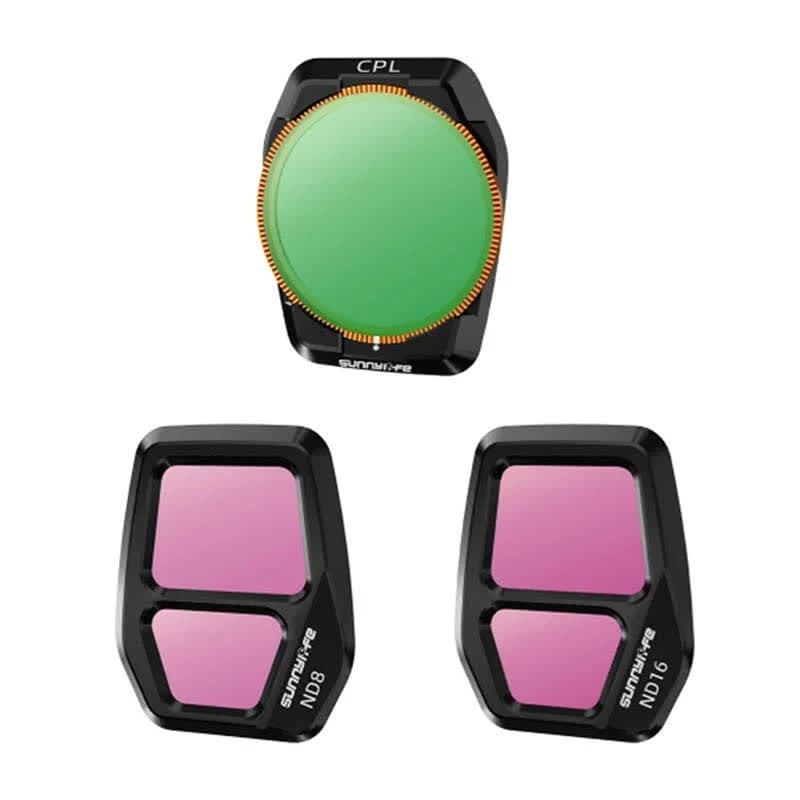 Sunnylife Filtro A3S-FI925CPL CPL+ND8+ND16 para Air 3s