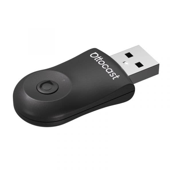 Ottocast Adaptador Sem Fios CA505-T Mini 2 Em 1 para CarPlay/Android Auto, Preto
