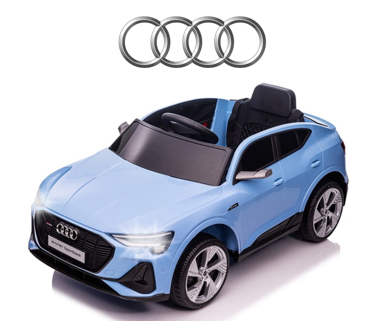 Veículo A Bateria Audi E-Tron Sportback 4X4 Azul Milly Mally