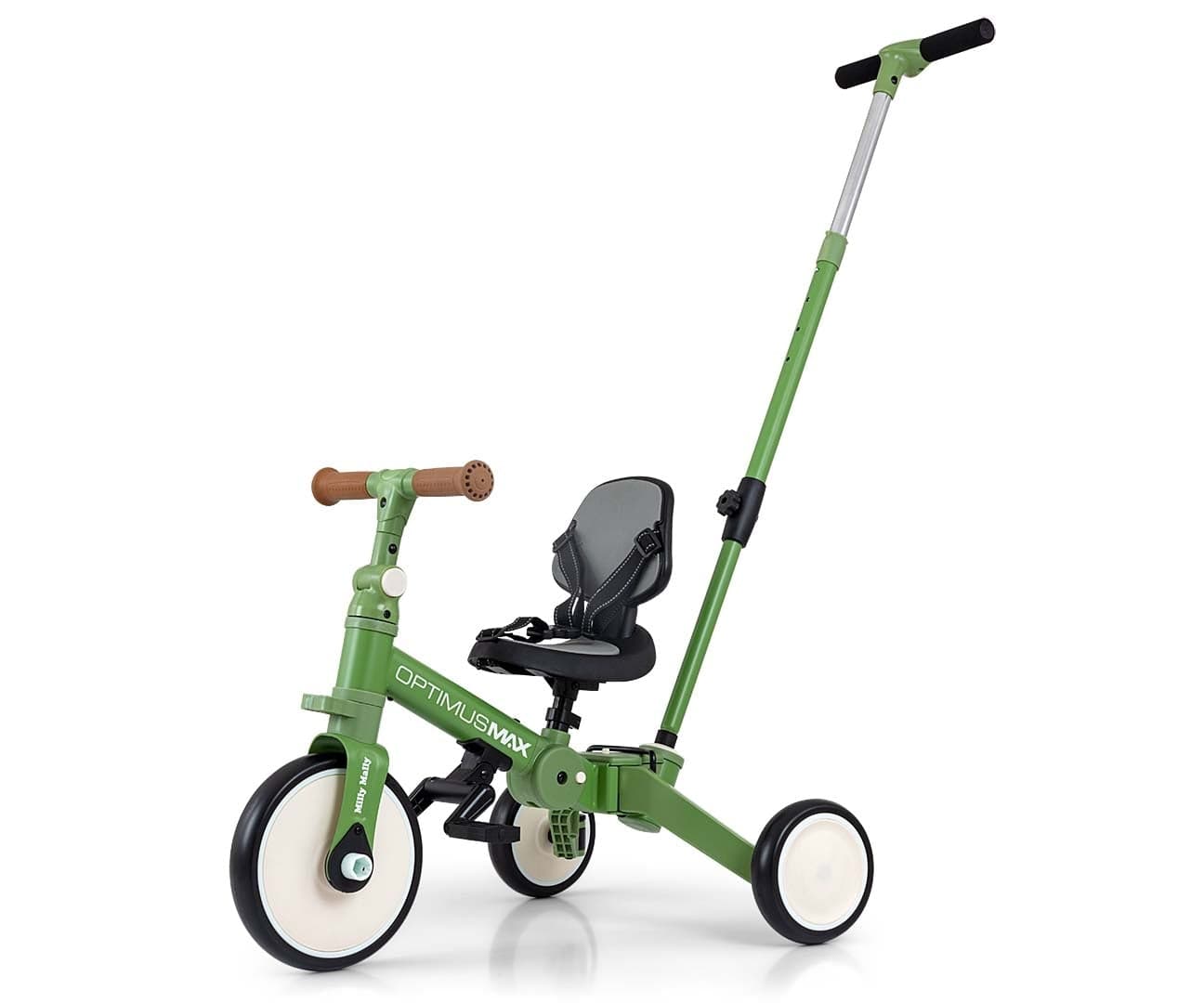 Bicicleta 5 Em 1 Optimus Max Verde Milly Mally