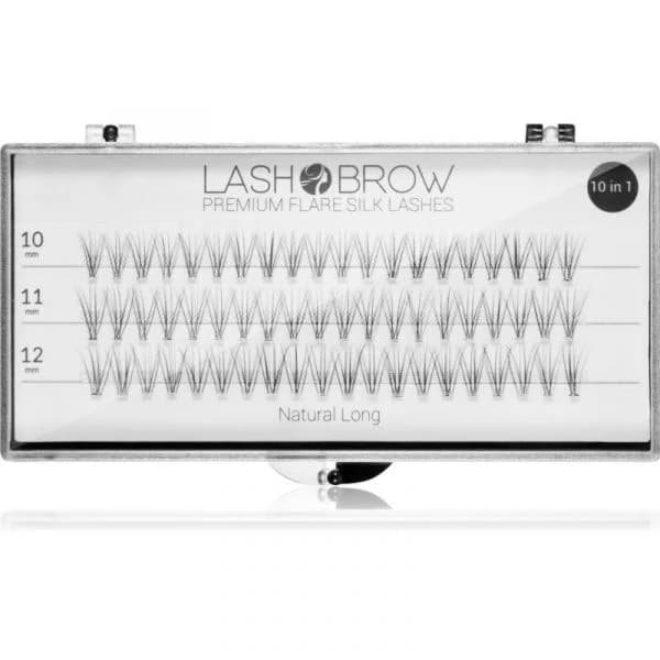 Lash Brow Premium Flare Silk Lashes Pestanas Falsas Natural Long