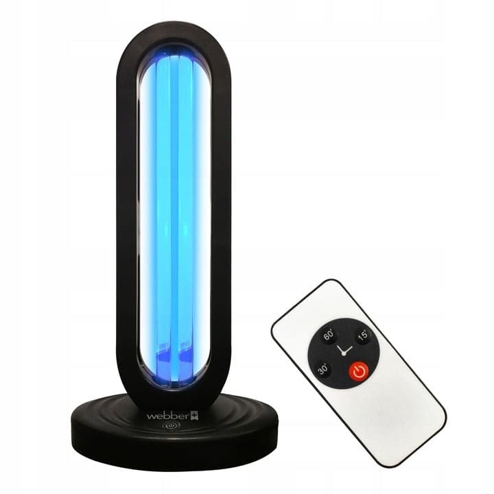 Lâmpada UV-C 38W até 60 m² preto