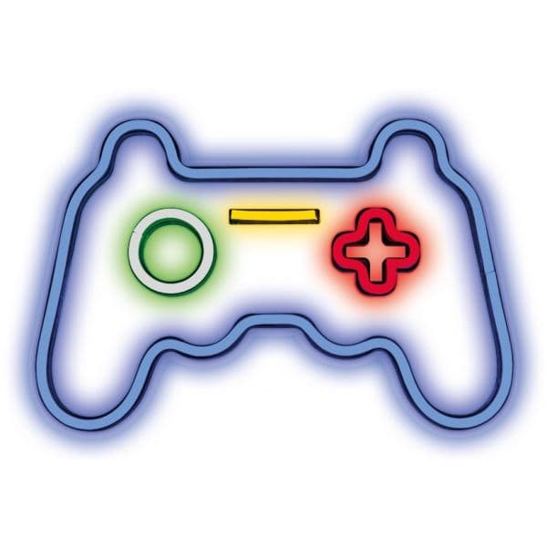 Forever Luz Decorativa led Neon Multicor em Forma de Gamepad - FPNE03