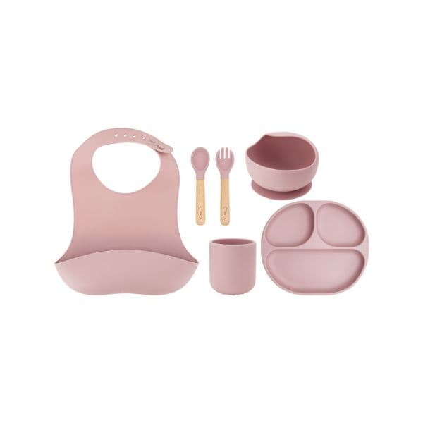 Momi Conjunto de Alimentação 6 Peças Ami Pink