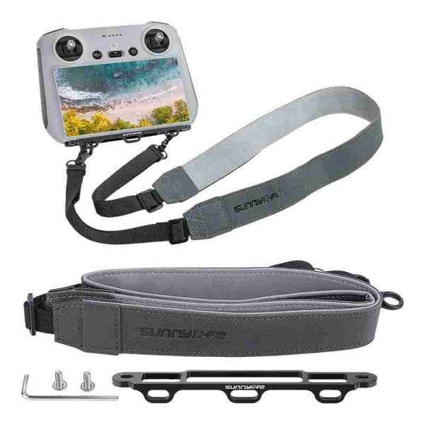 Drone Sunnylife MM3-GS389 Suporte com Cordão para Controlador DJI RC Preto