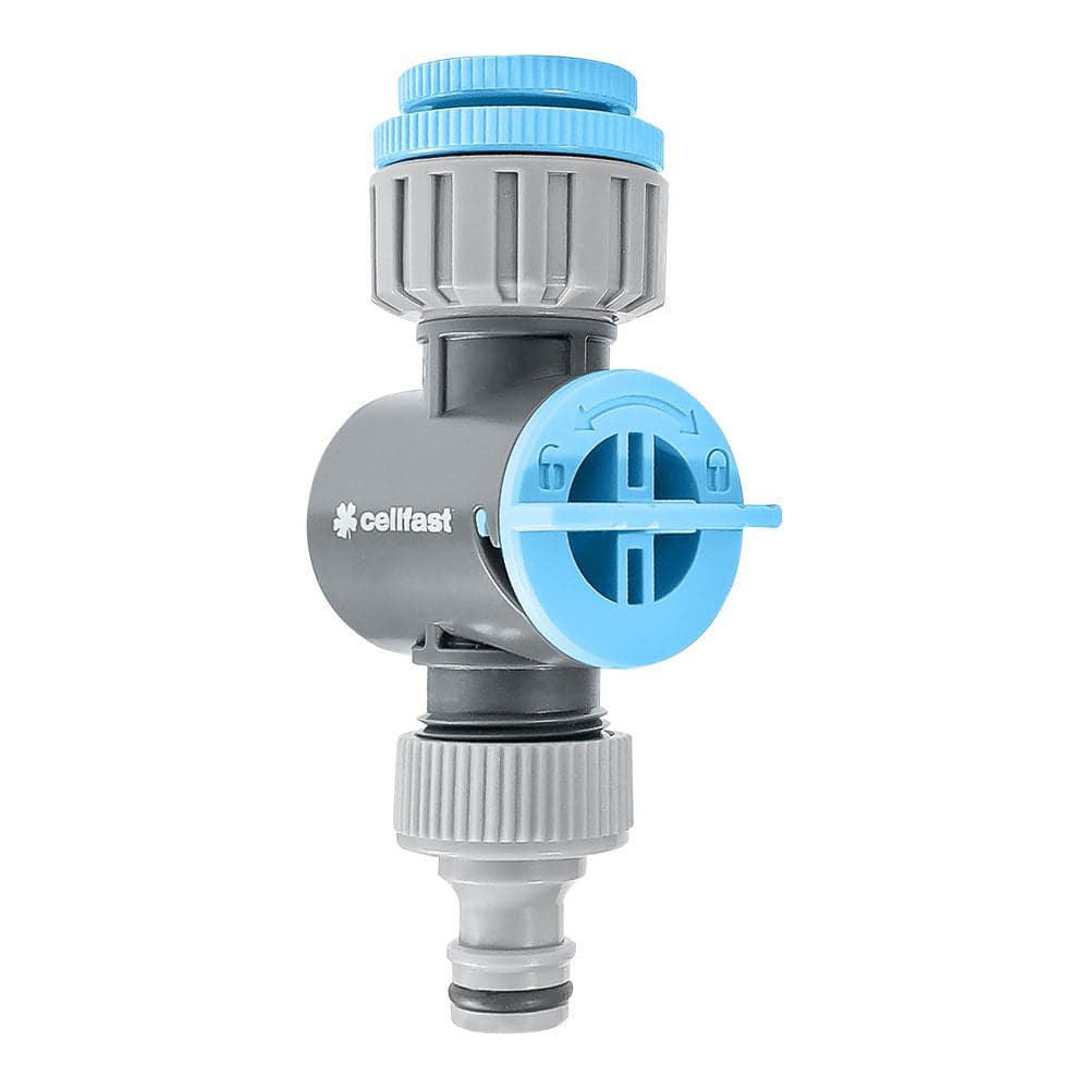 Cellfast Conector Universal para Torneira com Filtro Amovível G1/2", G3/4", G1" Preto