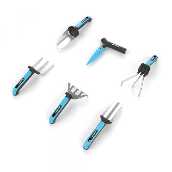 Cellfast Kit de Ferramentas Manuais Energo Aço Inoxidável 6 Peças Preto 75703
