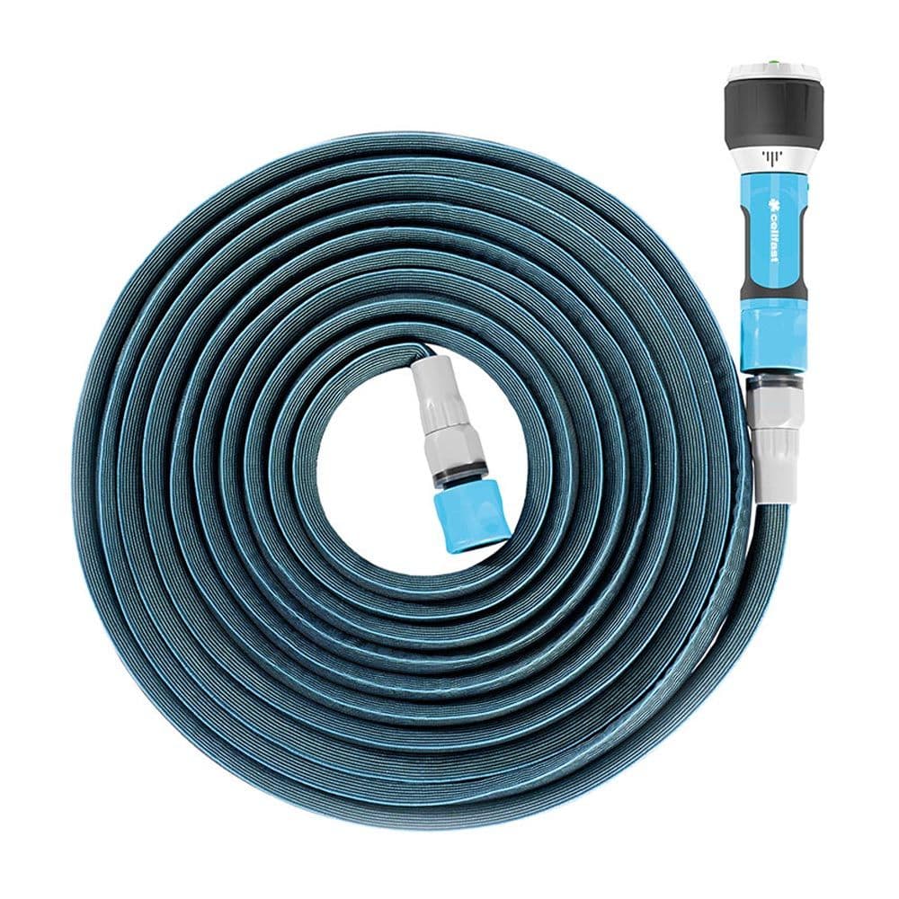 KIT MANGUEIRA EXTENSÍVEL ZYGZAG 15 A 30M COM CONECTORES E AGULHET