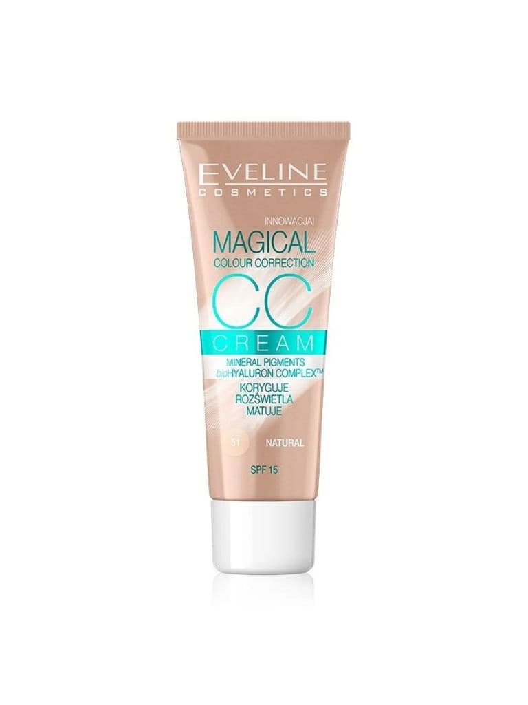 Eveline Magical Colour Correction Creme Cc SPF15 Tom 51 Natural 30ml