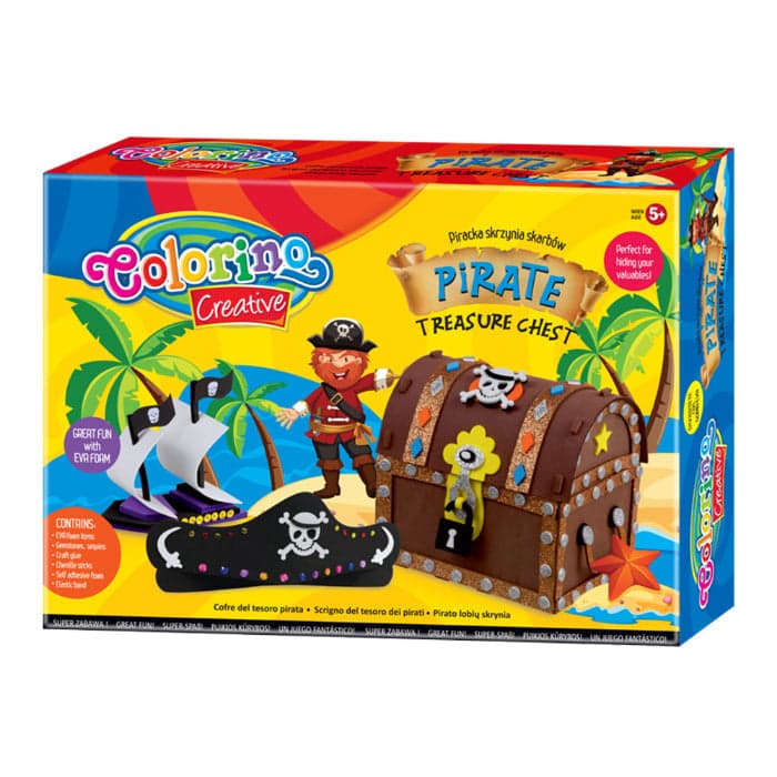 Colorino Set Baú do Tesouro Pirata - PRT36780
