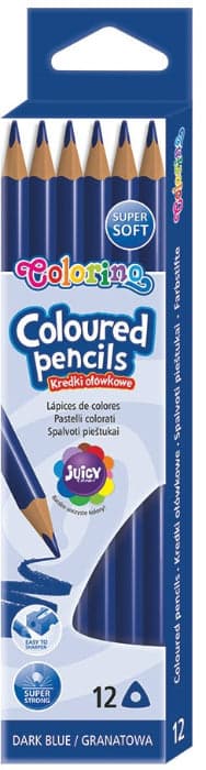 Colorino Lápis de Cor Azul Escuro 12 un.