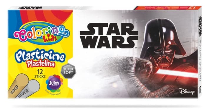 Colorino Caixa 12 Cores Plasticina Disney Star Wars - PRT89496