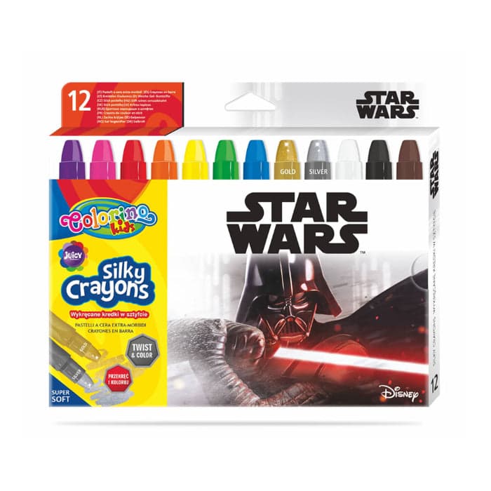 Colorino Disney Star Wars Caixa 12 Crayons