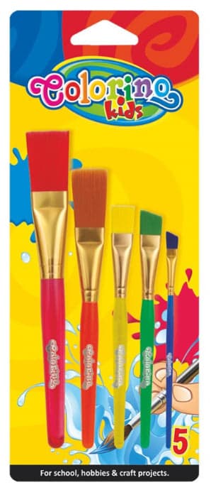 Pincéis Jumbo Tinta Acrílica 5 Pcs
