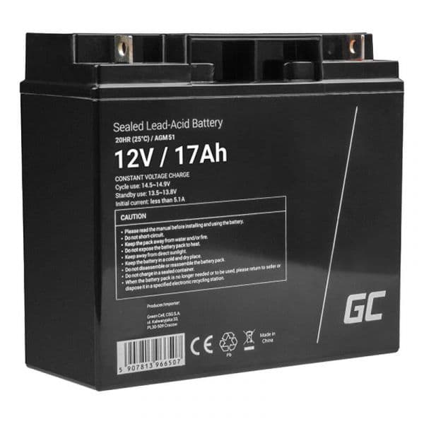Green Cell Bateria AGM AGM51 17 Ah 12 V