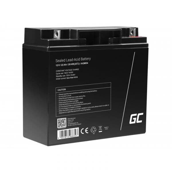 Green Cell Bateria AGM AGM54 22 Ah 12 V