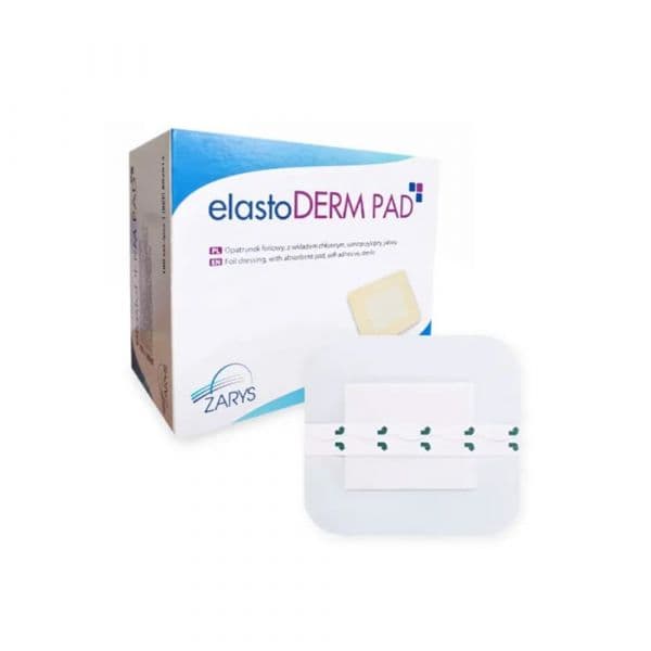 Zarys ElastoDerm PAD com Compressa 10x20cm 50 unidades