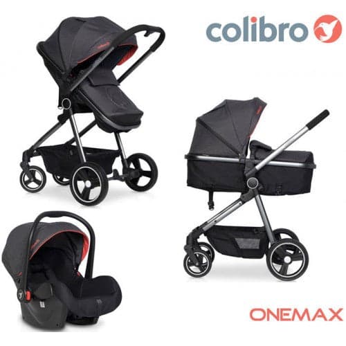 COLIBRO - Carrinho Multifuncional ONEMAX 3 in 1 Onyx
