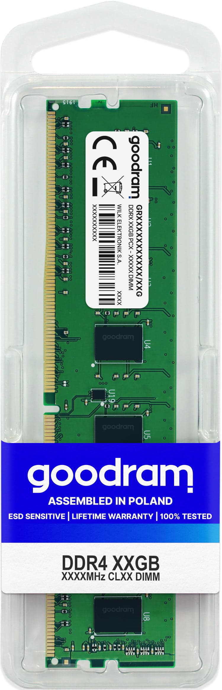 Goodram GR3200D464L22S/8G módulo de memória 8 GB 1 x 8 GB DDR4 3200 MHz
