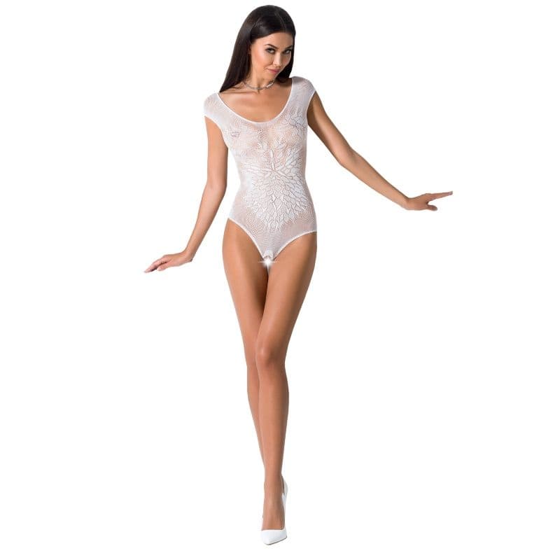 Passion Woman – Bs064 Bodystocking White One Size