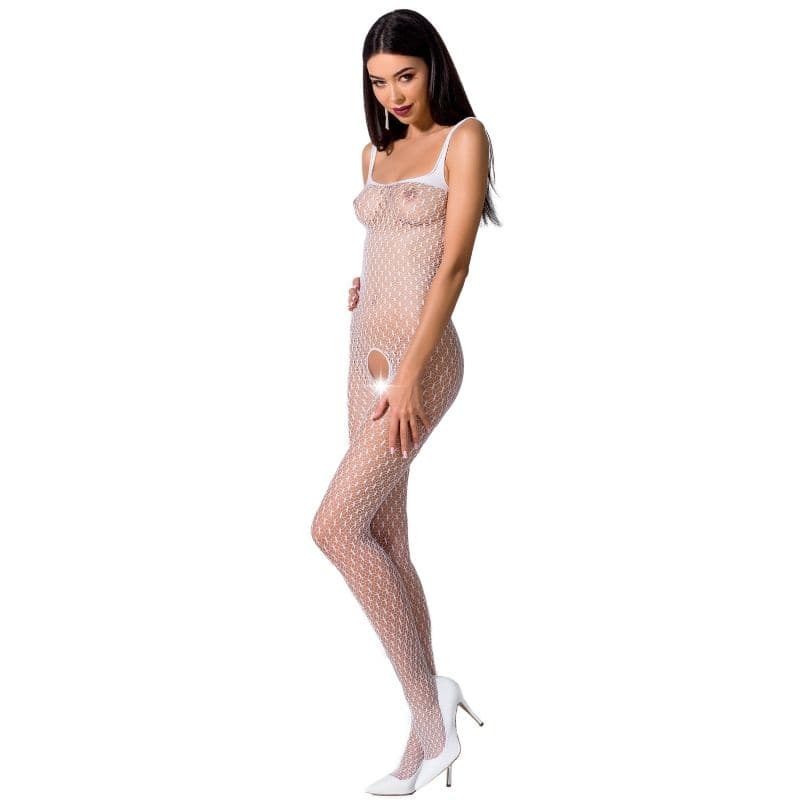 Passion Woman – Bs071 Bodystocking – White One Size