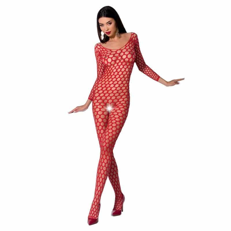 Passion Woman – Mulher Paixão Bs077 Bodystocking One Size Red