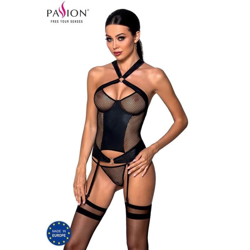Passion Amanda Corset Couro Ecológico L/XL D-229654