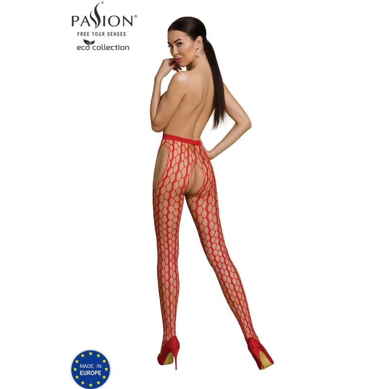 Passion Eco Collection Bodystocking S007 Red 150x27x213