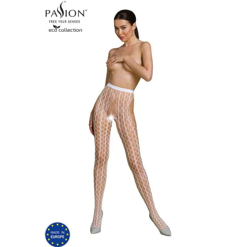Passion – Coleo Eco Bodystocking Eco S007 Branco