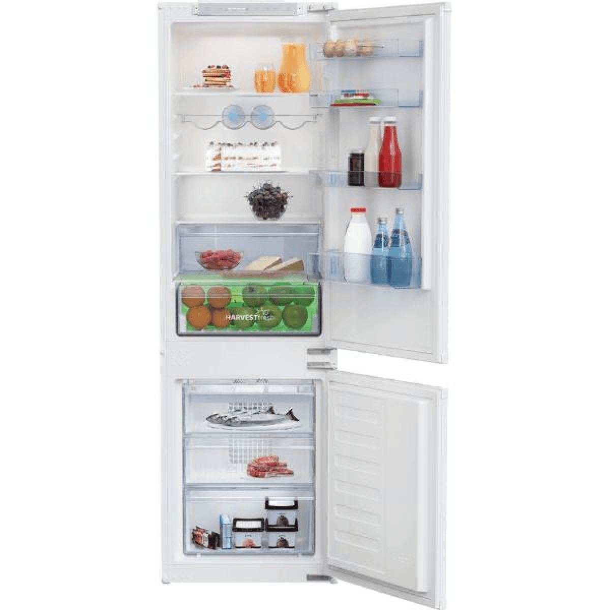 Frigorífico Combinado Beko BCHA 275E4 SN 275L Classe E