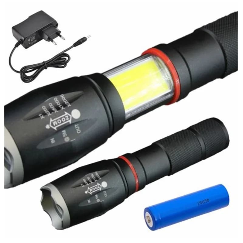 Lanterna Led Bolso Recarregavel 800Lm 10w + 3w LIBERTY