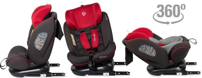 Coccolle cadeira auto Nova Red Isofix 0-36 kg 360 rotativo