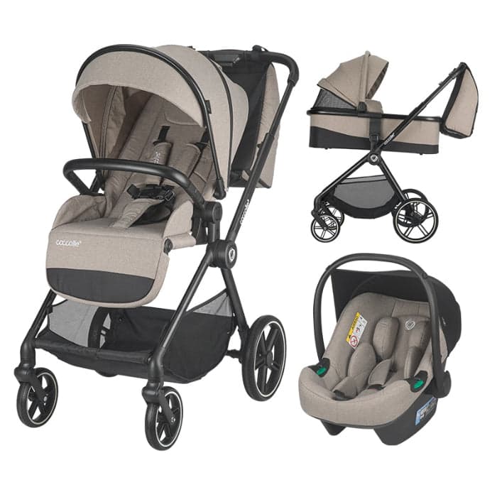 Carrinho de bebé 3in1 Coccolle Lissia Butternut Beige
