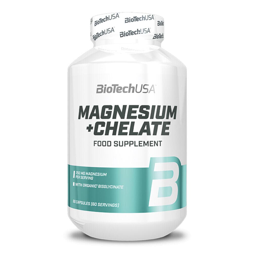 Magnesium +chelate - 60 capsules de Biotech USA