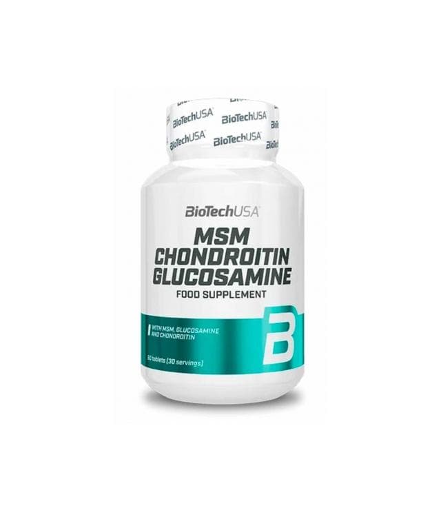 Biotech Usa Msm Chondroitin Glucosamine 60 Comprimidos