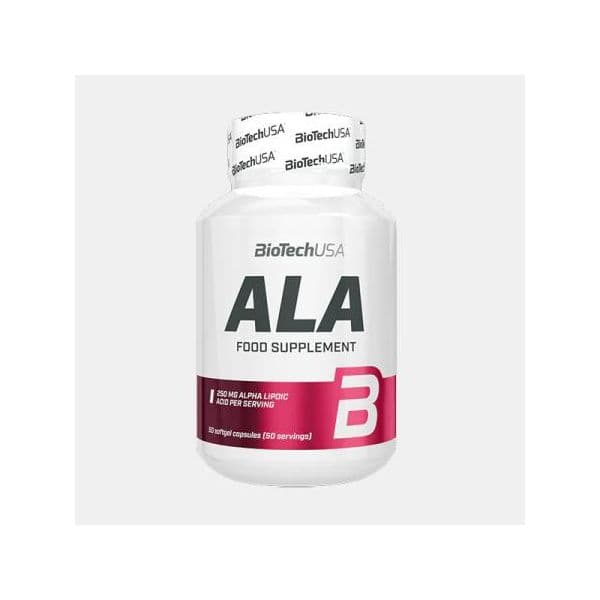 Biotech USA ALA Alpha Lipoic Acid 250mg 50 Cápsulas