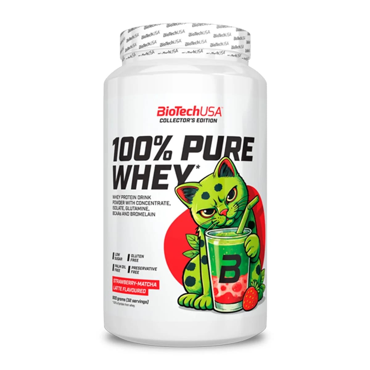 100% Pure Whey 900g - Strawberry-Matcha Latte - Strawberry-Matcha Latte