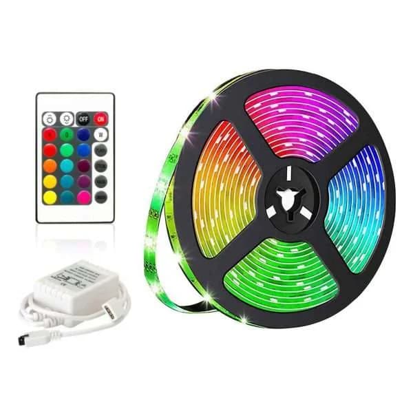 Kit Fita 150 LED 5050 RGB 5m 12V Comando IP65 AVIDE
