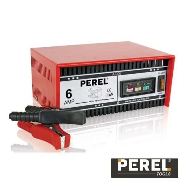 Perel Carregador De Baterias Chumbo 12v 6a - AC06