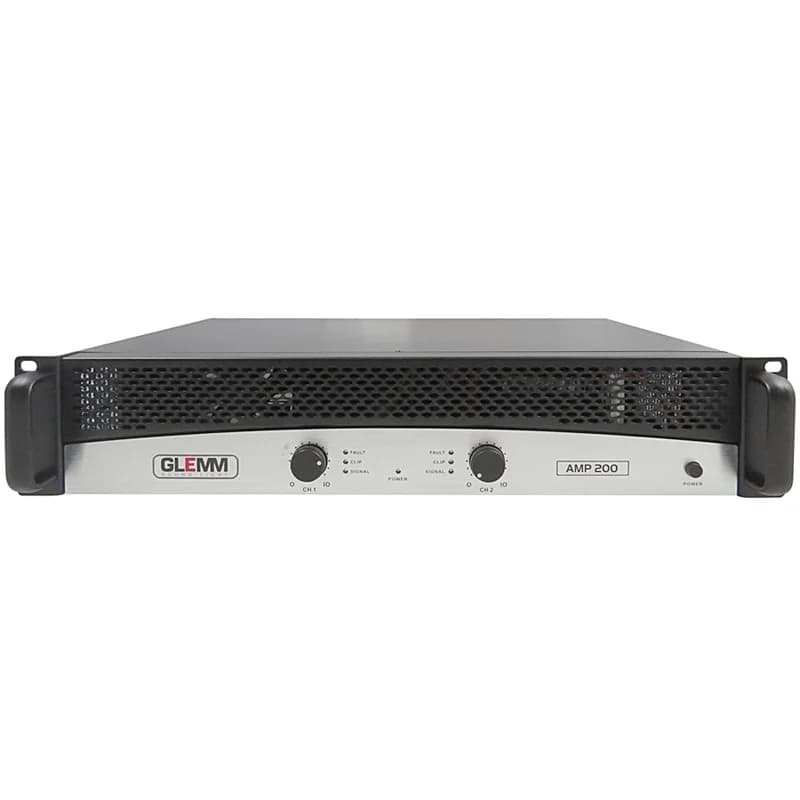 Amplificador Pro 2x 200W GLEMM Amp 200