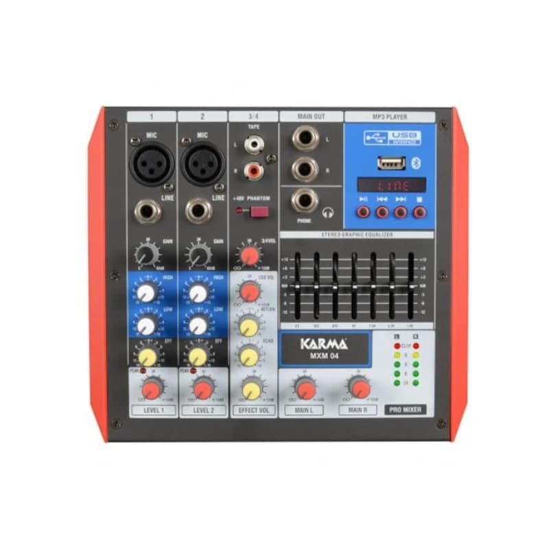 Mesa Pro 04 Vias Karma KM-MXM04 USB / Bluetooth