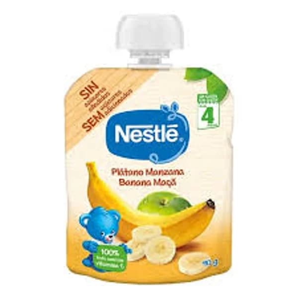 Nestlé NaturNes Puré Fruta Banana e Maçã +6M 90g