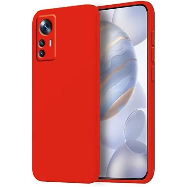 Capa Silicone Liquido Xiaomi Mi 12/ 12X Vermelho - 58391808