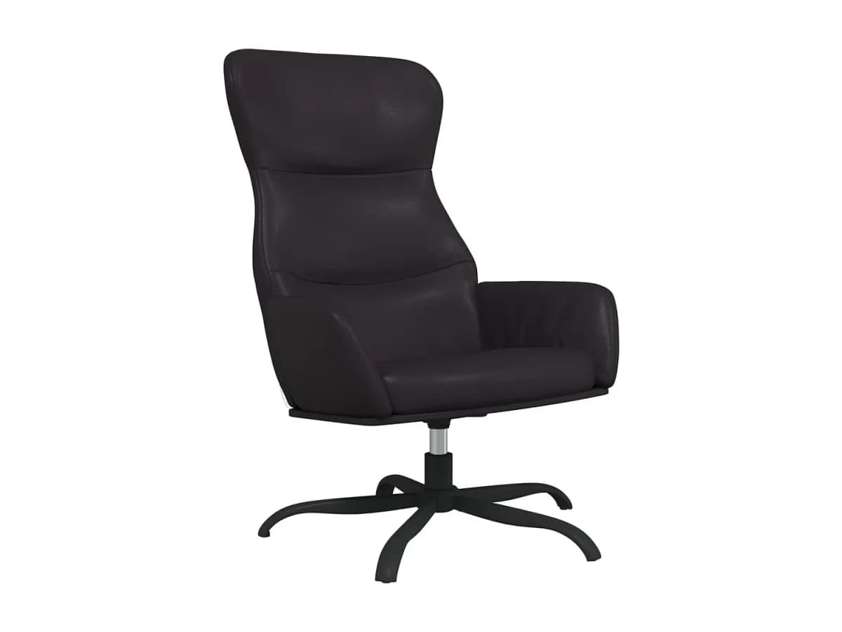 Poltrona | Cadeira Relax couro artificial preto SHL344962