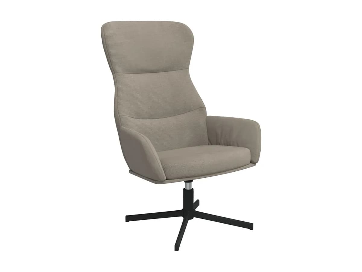 Poltrona | Cadeira Relax veludo cinzento-claro SHL294169