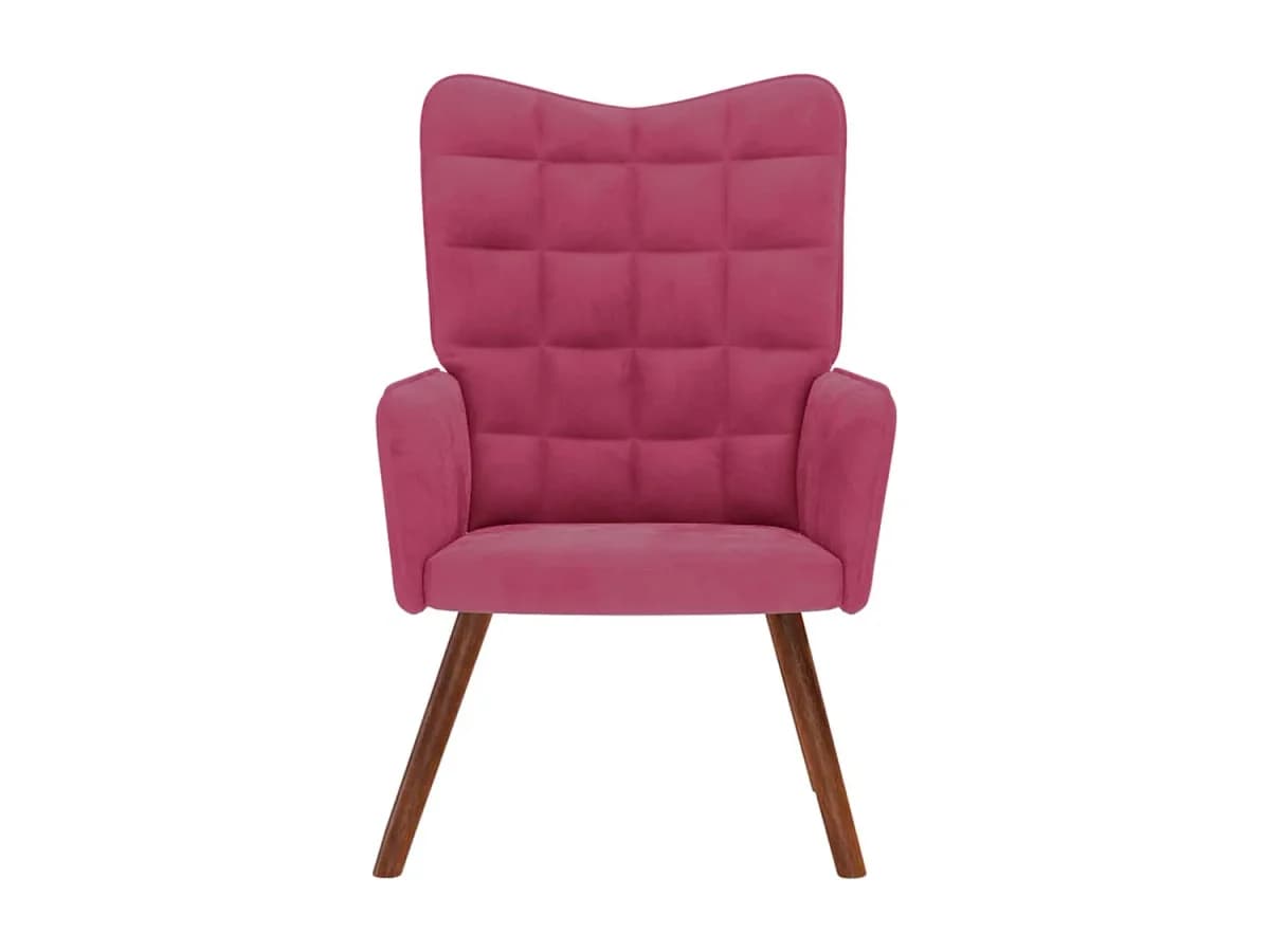 Poltrona | Cadeira Relax veludo vermelho tinto SHL30643