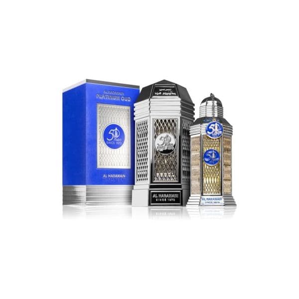 Al Haramain Platinum Oud 50 Years Eau de Parfum 100ml (Original)
