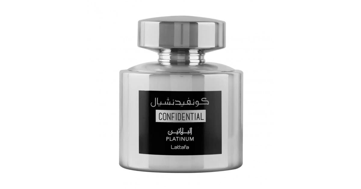 Lattafa Confidential Platinum Eau de Parfum 100ml (Original)