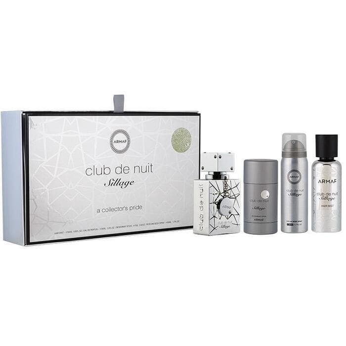 Armaf Club de Nuit Sillage EDP 30ml + Hair Mist 55ml + Desodorante Stick 75ml + Spray Corporal Perfumado 50ml Pack